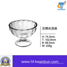 Boca de vidro soprado sorvete Bowl de vidro de alta qualidade Kb-Hn0121
